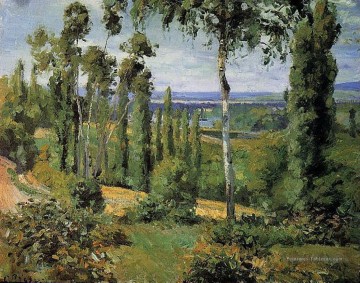 la campagne dans les environs de conflans saint honneur 1874 Camille Pissarro Peinture à l'huile